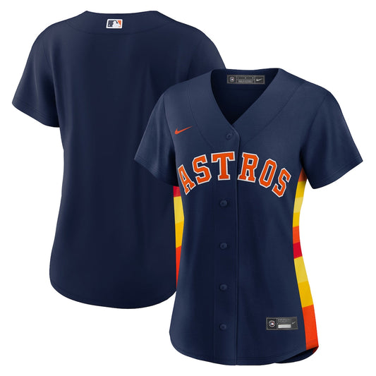 Women's  Nike Astros Alternate Replica Team Jersey - Navy