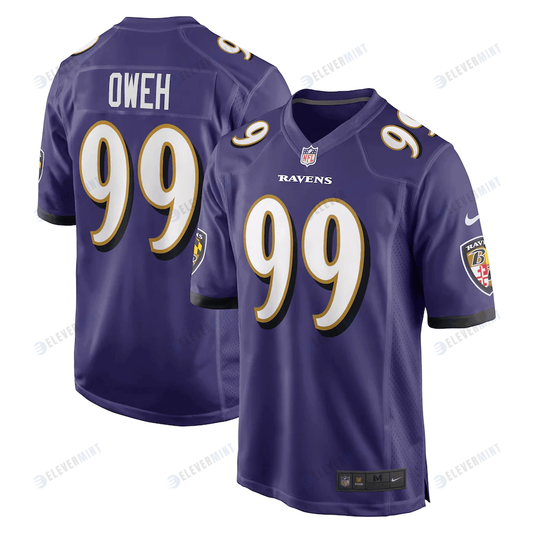 Odafe Oweh 99 Baltimore Ravens Game Jersey - Purple