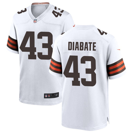 Mohamoud Diabate Cleveland Browns Nike Game Jersey - White