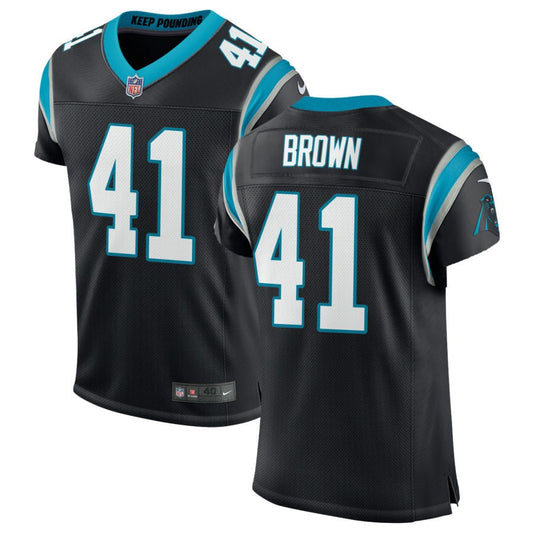 Spencer Brown Carolina Panthers Nike Classic Elite Jersey - Black