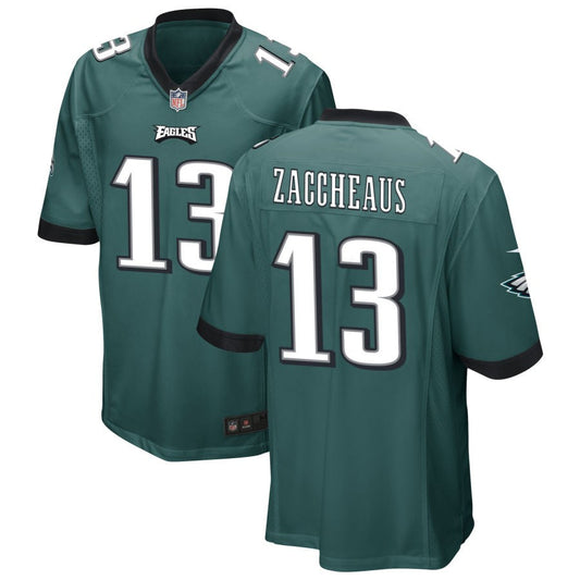 Olamide Zaccheaus Philadelphia Eagles Nike Game Jersey - Midnight Green