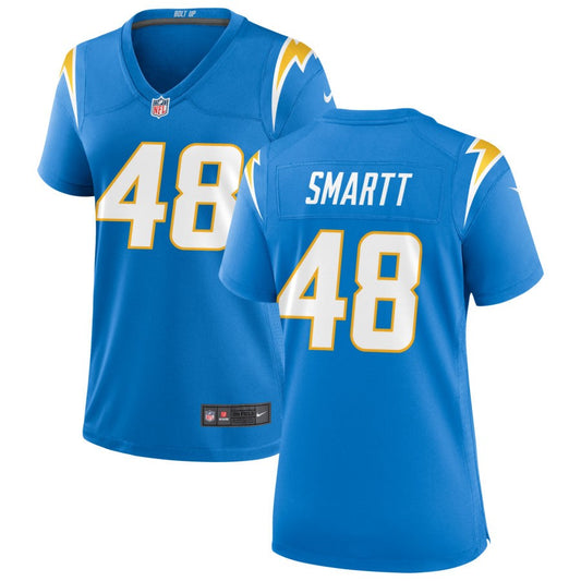 Stone Smartt Los Angeles Chargers Nike Women's Game Jersey - Powder Blue