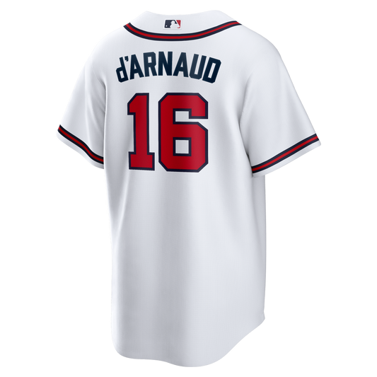 Travis d'Arnaud Jersey - Atlanta Braves Replica Adult Home Jersey