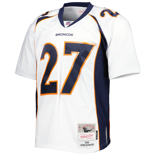 Men's Steve Atwater Mitchell & Ness Broncos 2015 Legacy Replica Jersey - White