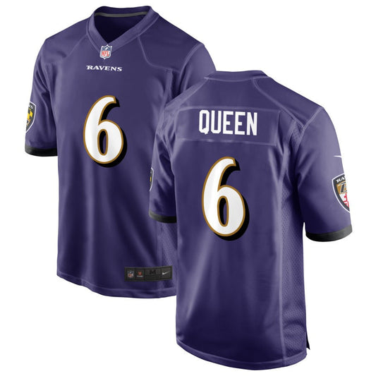 Patrick Queen Baltimore Ravens Nike Game Jersey - Purple